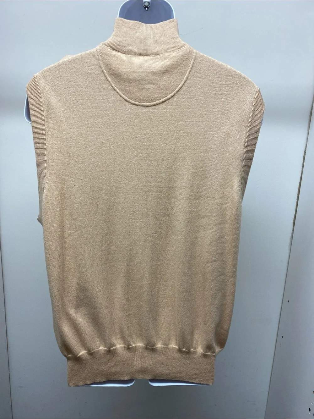 Orvis Half-Zip Cotton Cashmere Sweater Vest NWT